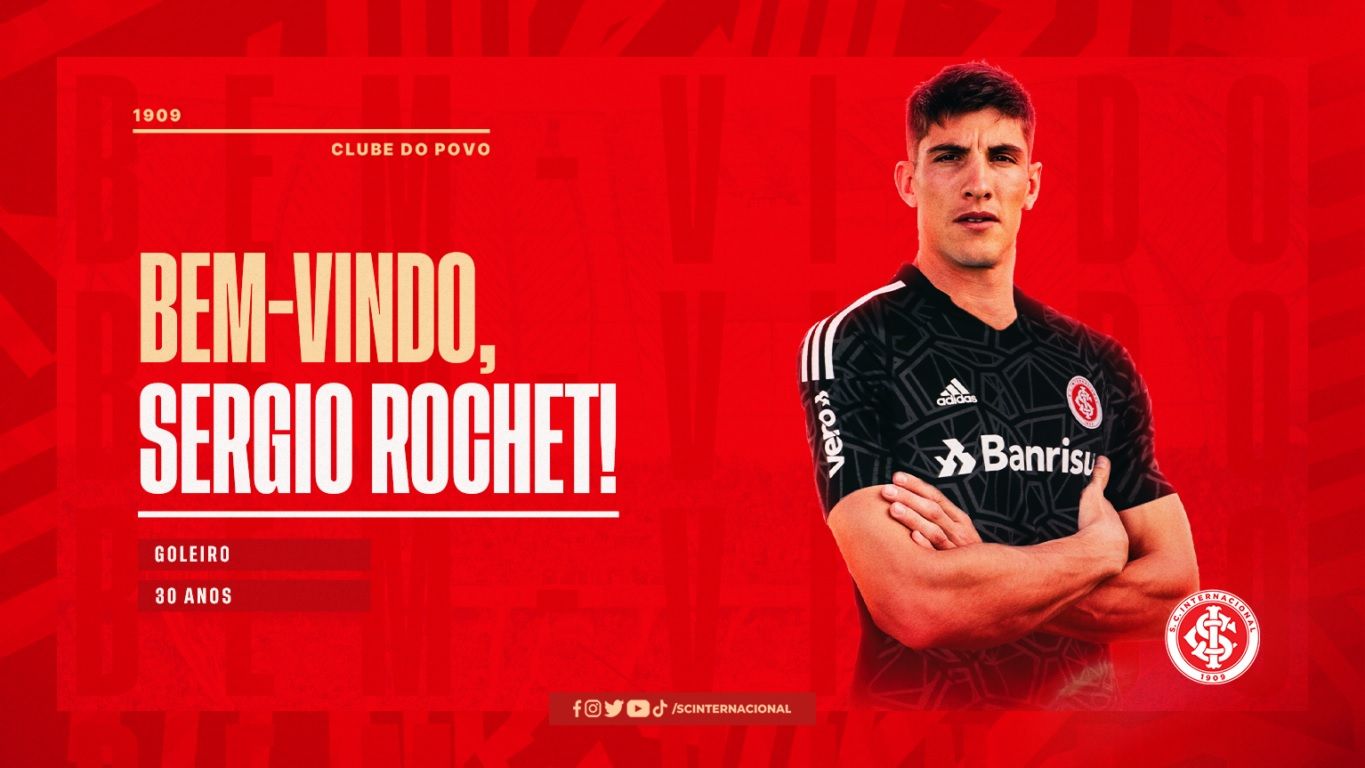 Em ação com sócios, Inter anuncia o goleiro Sergio Rochet