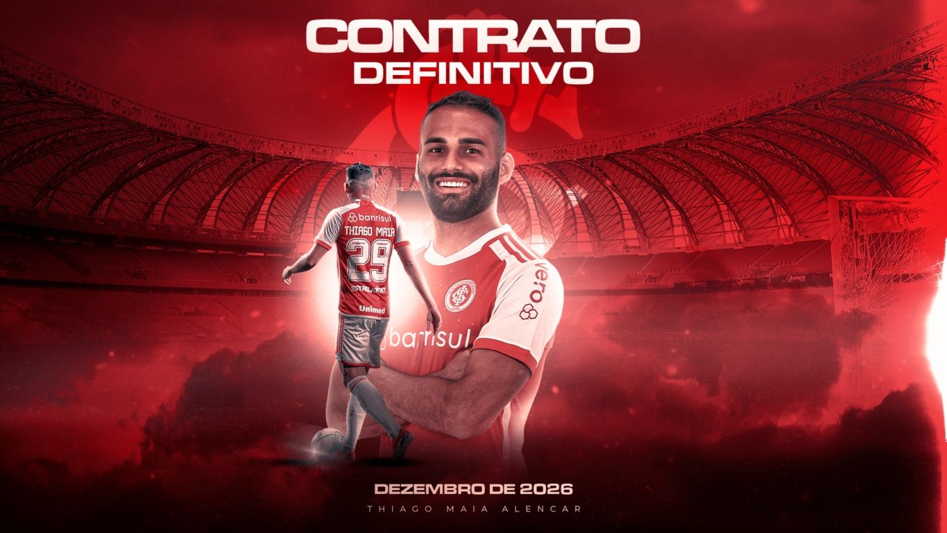 Thiago Maia assina contrato definitivo até dezembro de 2026